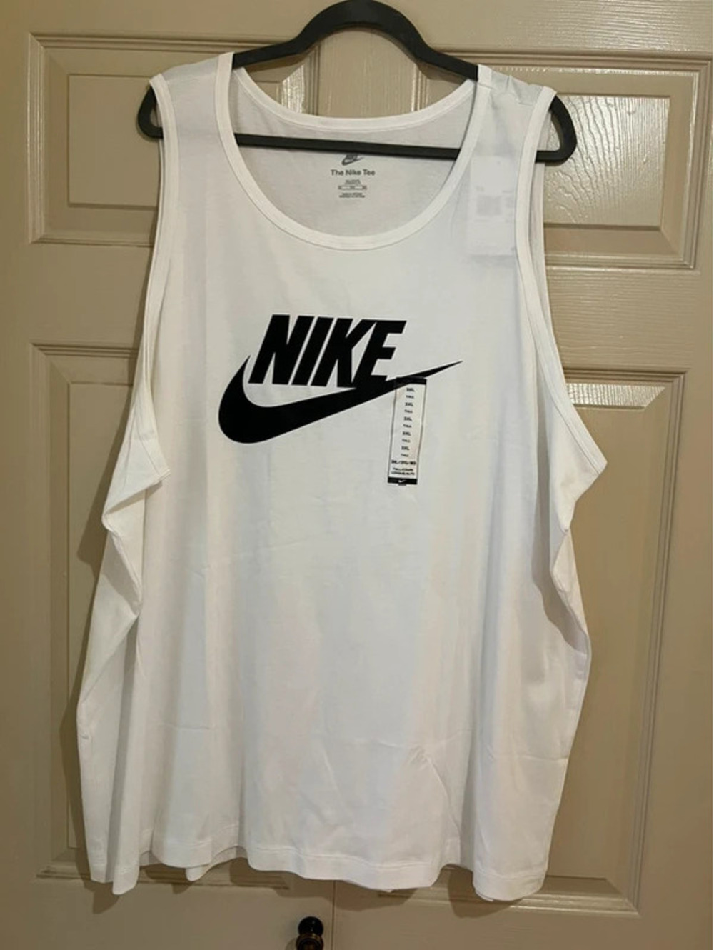 Nike Men’s White Tank 3XL-Tall. NWT